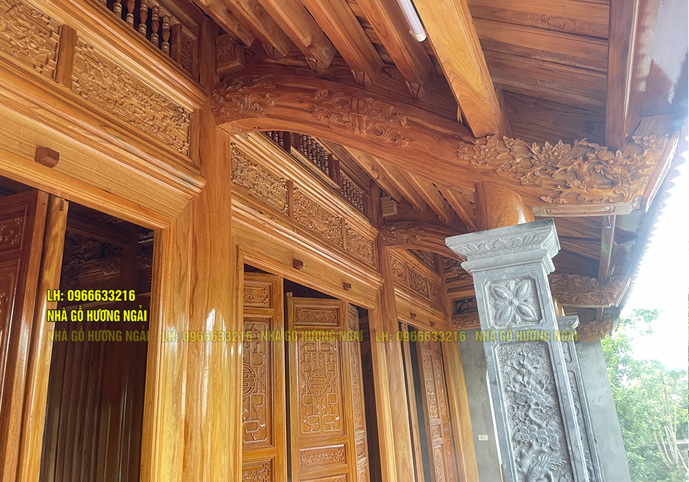 Xanta wooden house with 5 open porches