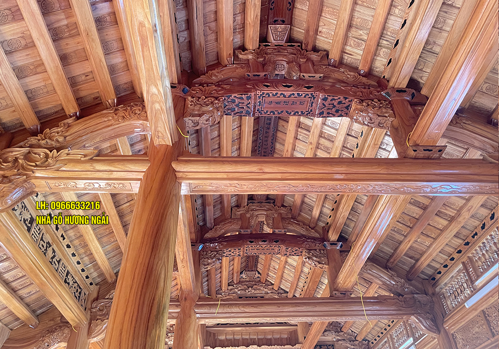 Xanta wooden house with 5 open porches