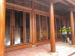 Nhà gỗ 3 gian 20 cột bằng gỗ lim Nam Phi