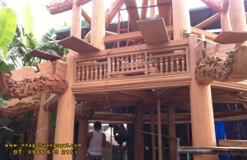 Chòi bát giác đục đẹp