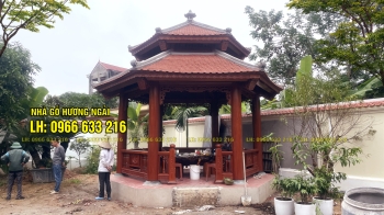 Outstanding advantages of octagonal huts in modern garden design