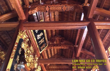 NHÀ GỖ MÍT 5 GIAN - YÊN LẠC VĨNH PHÚC