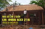 NHÀ GỖ LIM 3 GIAN - TẠI VĂN GIANG, HƯNG YÊN