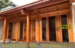 Nhà gỗ xoan ta 3 gian 12 cột